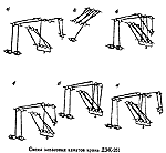 Схема запасовки канатов крана ДЭК-251